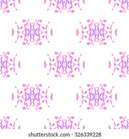 Vector seamless pattern. Repeating geometric. Pink color Seamless pattern.