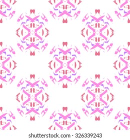 Vector seamless pattern. Repeating geometric. Pink color Seamless pattern.