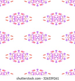 Vector seamless pattern. Repeating geometric. Pink color Seamless pattern.