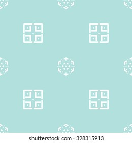 Vector seamless pattern. Repeating geometric. Powder Blue Seamless pattern. damask pattern.