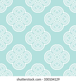 Vector seamless pattern. Repeating geometric. Powder Blue Seamless pattern. damask pattern.