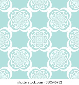 Vector seamless pattern. Repeating geometric. Powder Blue Seamless pattern. seamless floral pattern