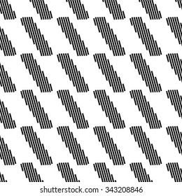 Vector seamless pattern. Repeating geometric tiles with rhombuses