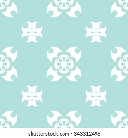 Vector seamless pattern. Repeating geometric. Powder Blue Seamless pattern.