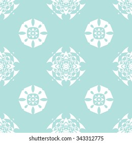 Vector seamless pattern. Repeating geometric. Powder Blue Seamless pattern.