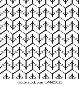 Vector seamless pattern, repeating geometric tiles. 