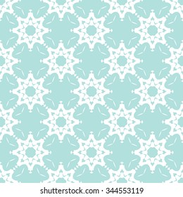 Vector seamless pattern. Repeating geometric. Powder Blue Seamless pattern.