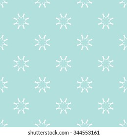Vector seamless pattern. Repeating geometric. Powder Blue Seamless pattern.
