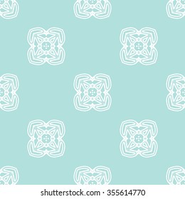 Vector seamless pattern. Repeating geometric. Powder Blue Seamless pattern. seamless floral pattern.