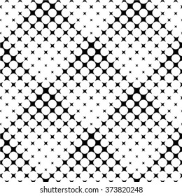 Vector seamless pattern. Repeating geometric tiles. Halftone from smooth rhombuses