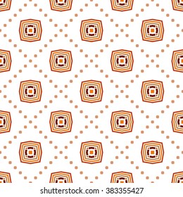 Vector seamless pattern. Repeating geometric floral pattern.