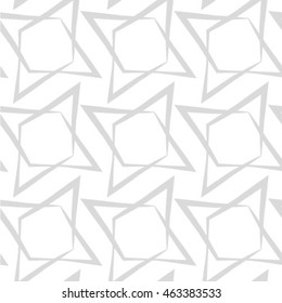 Vector seamless pattern, repeating geometric tiles.