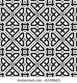 Repeating Geometric Overlapping Lines Seamless Pattern Stock Vector ...