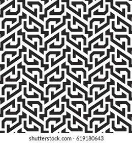 Vector seamless pattern. Repeating geometric pattern tile background