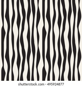 Vector seamless pattern. Repeating graphic texture. Striped minimalistic background. Simple design with ripple.
