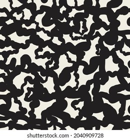 Vector seamless pattern. Repeating monochrome striped background