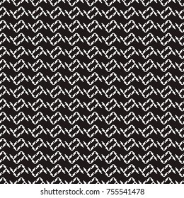 Vector seamless pattern. Repeating monochrome texture. Mesh of sticks.
