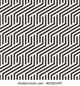 Vector seamless pattern. Repeating zigzag texture. Graphic striped background.