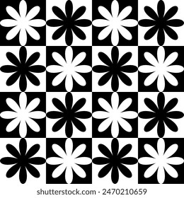 Vector seamless pattern with retro style elements. Cute design for textile, wallpaper, wrapping paper, stationery.