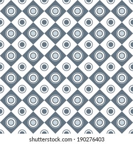 Vector seamless pattern. Retro texture. Repeating abstract background. 