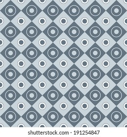 Vector seamless pattern. Retro texture. Repeating abstract background. 