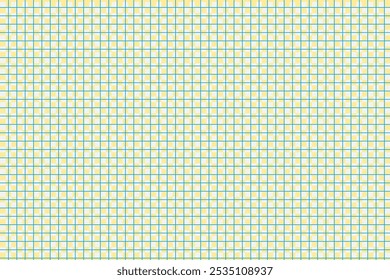 Vector seamless pattern of retro texture grid paper. Grid of checkered cells lines