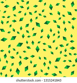 Vector seamless pattern with rhombus. Geometric background