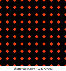 Vector seamless pattern with rhombus shapes tiling. Repeating minimalistic geometric texture. Abstract monochrome background design.