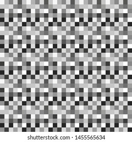 Vector of seamless pattern with rhombus and stripes.Black,white grey.