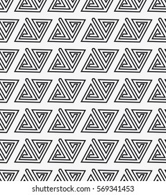 Vector seamless pattern with rhombuses. Repeating geometric tiles in the Gothic style.