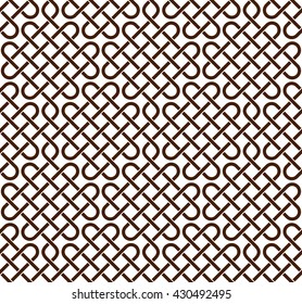Vector seamless pattern of ribbons