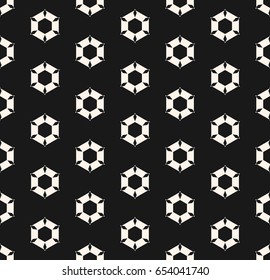 Vector seamless pattern with rippled hexagonal shapes. Abstract geometric texture, monochrome illustration of perforated surface. Stylish modern background. Design element for prints, decor, package