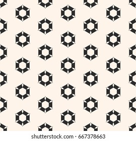 Vector seamless pattern with rippled hexagonal shapes. Abstract geometric texture, monochrome illustration of perforated surface. Stylish light background. Geometrical design for prints, fabric, cloth