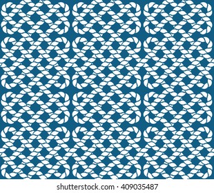 Vector seamless pattern of ropes