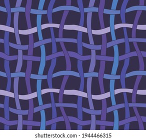 vector seamless pattern of rough gitter in purple colours on dark background