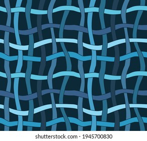 vector seamless pattern of rough gitter in blue colours