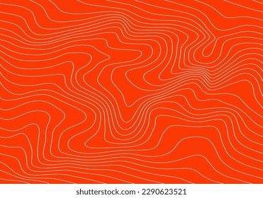 Vector Seamless Pattern with Salmon Meat Texture. Red Fish Fillet Steak Illustration. Abstract Background for Sushi and Seafood Restaurant