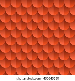 vector seamless pattern of scale, abstract background of tile