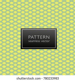Vector seamless pattern with scales.  Abstract background. Yellow backdrop.