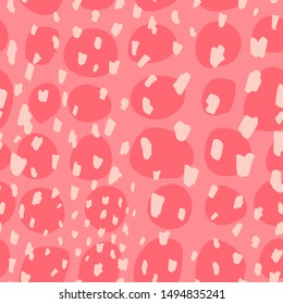 Vector seamless pattern in scandinavian style with hand drawn cute elements. Good for fabric print design, wallpaper, wrapping paper