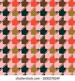 vector seamless pattern with shapes
