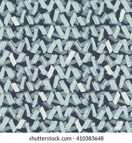 Vector seamless pattern with short lines. Hand drawn brush texture