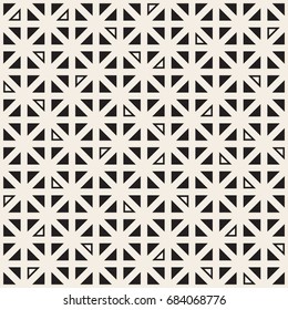Vector seamless pattern. Simple background with triangles. Geometric abstract texture.