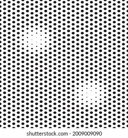 Vector seamless pattern.
Simple geometric background with black dots.
Halftone and gradient design.
