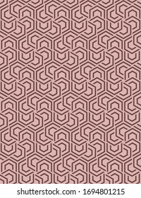 Vector seamless pattern simple graphic design.Modern design of repeating geometric pattern. Traditional japanese pattern design.