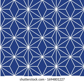 Vector seamless pattern simple graphic design.Modern design of repeating geometric pattern. Traditional japanese pattern design.