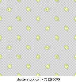 Vector seamless pattern with simple leaf. Hand drawn cute and funny fashion illustration patches or stickers kit. Modern doodle pop art sketch badges and pins