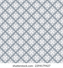 vector seamless pattern with simple tile ornament