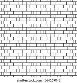 Vector seamless pattern. Simple wall background.