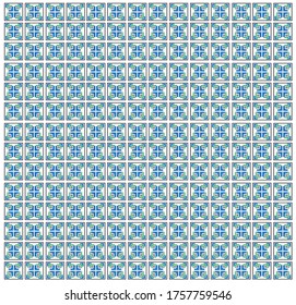 Vector seamless pattern simulates a black chessboard, isolated on white background, Bundle of Memphis seamless patterns.